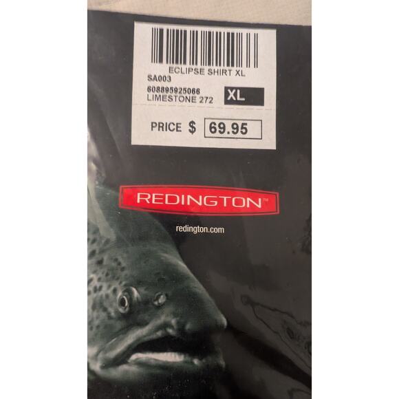 Redington Men's LS Button Down Eclipse Shirt Stone Color Size XL Casual NEW NWT - Picture 2 of 3